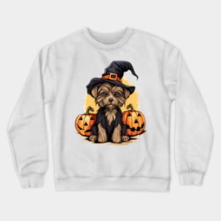 Halloween Yorkshire Terrier Dog #1 Crewneck Sweatshirt